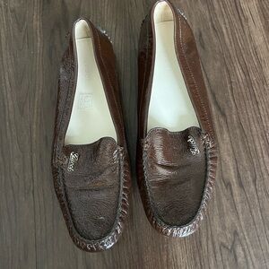 Gucci Rich Brown Leather Women's Loafers